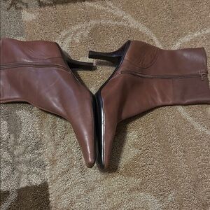 Elegant Brown Nine West Ankle Boots